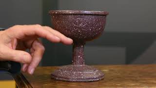 Byzantine Porphyry Chalice with Cross 0504 with Tim Wonnacott [upl. by Joanne]