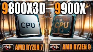 9800X3D vs 9900X Benchmarks  Gaming Benchmarks  Applications Tests [upl. by Yanal153]