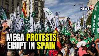 Spain News LIVE  Mega Protests In Madrid By Civil Servants  Spain News Today  English News LIVE [upl. by Opalina552]