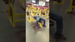 OMG 315 lbs Bench Press Gramps 71 New PR powerlifting omg fail [upl. by Penelopa]