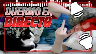 😴 intente DORMIR en DIRECTO PERO el CHAT no me dejo 😴 [upl. by Nonnel]