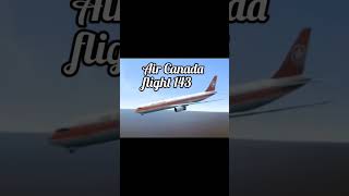 air canada flight 143 planecrash [upl. by Shepley]