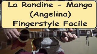 La rondine  Mango Angelina Tutorial chitarra [upl. by Robb]