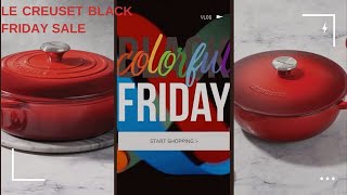 Le Creuset Colorful Black Friday Sale Holiday Edition Cookie Challenge November 2023 [upl. by Enirehtac506]