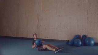 Aquaball Seated Trunk Rotations with Aquaball® [upl. by Adnohsel]