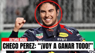 FORMULA 1 HOY ¡NUEVA ESPERANZA PARA SERGIO CHECO PÉREZ [upl. by Enybor]