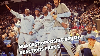 NBA Best Opposing Bench Reactions Part 2 [upl. by Corson]