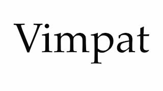 How to Pronounce Vimpat [upl. by Etnuahc]