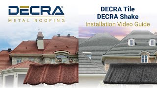 How to Install DECRA Metal Roofing  DECRA Tile and DECRA Shake [upl. by Eidnak308]