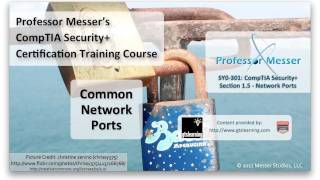 Common Network Ports  CompTIA Security SY0301 15 [upl. by Tirb]