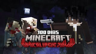 Sobrevivir 100 DÍAS en un APOCALIPSIS ZOMBIE en MINECRAFT HARDCORE no es COSA DE RISA [upl. by Gram]