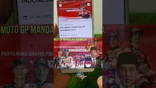 Cara Beli Tiket MotoGP Mandalika Indonesia 2023 [upl. by Azrim]