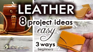 How To Start Leather Crafting  BEGINNERS LEATHER CRAFT  kitminimal toolslaser [upl. by Kreitman]