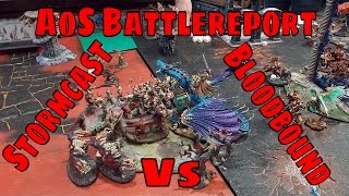 AoS Battlereport Stormccast vs Bloodbound [upl. by David2]