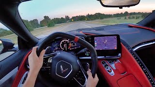 2020 Chevrolet Corvette C8 Stingray Coupe  POV First Impressions [upl. by Barnet]