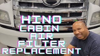 Hino Cabin Air Filter Replacement or Cleaning [upl. by Pelagias]