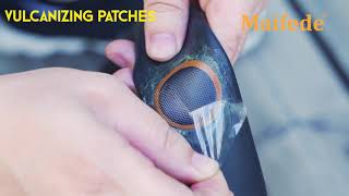 Bike Vulcanizing Patch Tutorial [upl. by Claudelle36]