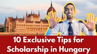 10 Best Tips to Apply For Scholarship in Hungary  100  Full Funded Scholarship  Part 3 [upl. by Aissert]