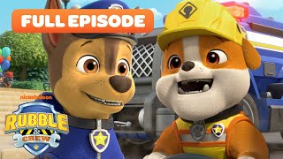 Rubble amp Crew and PAW Patrol Chase Are On the Case  FULL EPISODE  Rubble amp Crew [upl. by Karlin]