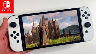 Hogwarts Legacy OLED Nintendo Switch Gameplay [upl. by Ihel]