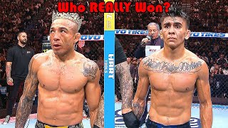 ROBBERY Who REALLY Won Jose Aldo vs Mario Bautista [upl. by Aiciles]