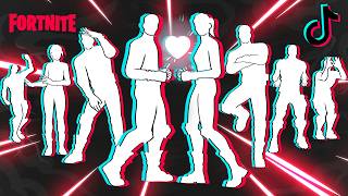 Top 50 Fortnite TikTok Dances amp Icon Series Emotes [upl. by Nyvar294]