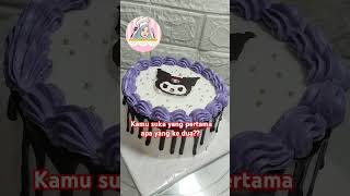 Dekorasi cake simple size 12 cm [upl. by Yeliab]