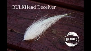 Fly Tying Beginner Predator Flies  Part 2 BULKHead Deceiver [upl. by Iddo]