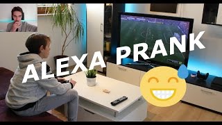 ZUKUNFT Alexa PRANK mit Amazon Echo Fernbedienung [upl. by Pacificas483]