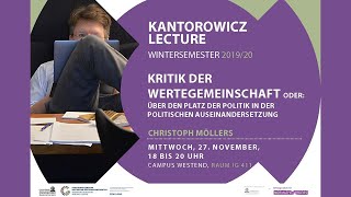 Kantorowicz Lecture in Political Language  Kritik der Wertegemeinschaft [upl. by Stew465]