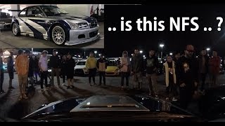 What is it like taking the NFS M3 GTR to a car meet [upl. by Navinod263]