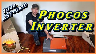 Solar Inverter  Phocos Inverter  Efficient Inverter  AnyGrid Inverter  Solar Inverter Unboxing [upl. by Augusta]