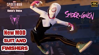 SpiderMan PC MOD  NEW SpiderGwen Free Roam [upl. by Artcele]