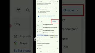 🟢 ELIMINAR HISTORIAL de UBICACIONES GOOGLE MAPS 2023 [upl. by Jody653]