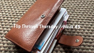 Flip Through Thursday  Week 45  November setup 2024  Pink Planner Girl [upl. by Agnola]