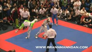 Raymond Daniels v Zsolt Moradi Irish Open 2012 [upl. by Ttej]