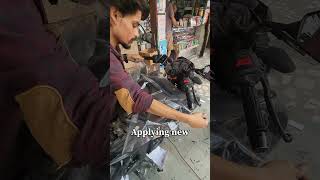 THE MUST THING TO DO automobile pulsarn160 bajaj ppf lemination chandigarh bikecare [upl. by Cletus]