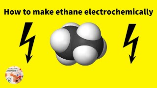 How to make ethane electrochemically Kolbe electrolysis of sodium acetate [upl. by Ailemor]