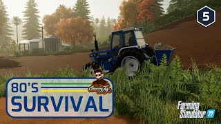 80sSurvival  New Road amp A New Crop  Ep05  FS22 [upl. by Htabazile]