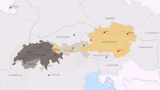 Topografie Zwitserland en Oostenrijk [upl. by Adaval]