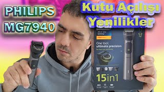 Philips MG794015  Şarjlı Saç Sakal Traş Makinesi  YüzSaçVücut MG795015 [upl. by Timofei249]