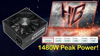 1480W Out of an SFXL PSU SilverStone SX1000 Platinum REVIEW [upl. by Neva]