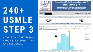 How I scored 240 on USMLE Step 3  Advice Study strategies Tips amp Resources [upl. by Goggin7]