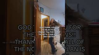 God’s plan is better sometimes you just have to experience the no’s tiktokvideos christiancreator [upl. by Annahoj]