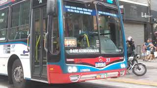 Línea 180 interno 33 NuovoBus Citta Mercedes Benz OH1621  Santiago pilar 🇦🇷 [upl. by Tirma544]