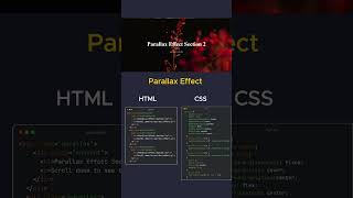 Creating Stunning Parallax Scrolling Effects with HTML amp CSS codinginterview webdesign python [upl. by Gunzburg228]