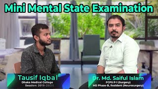 Mini Mental State Examination by Dr Saiful Islam Sword  Examination video  GOU [upl. by Sadirah]