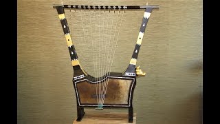 LYRE OF UR BUILT AND PLAYED BY LUC VANLAERE [upl. by Abby]