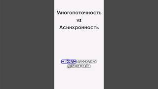 Многопоточность vs асинхронность [upl. by Icyac65]