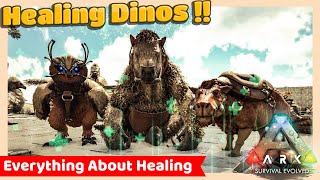 How to Heal Dinosaur or Dino in ARK Survival Evolved [upl. by Oigolue]